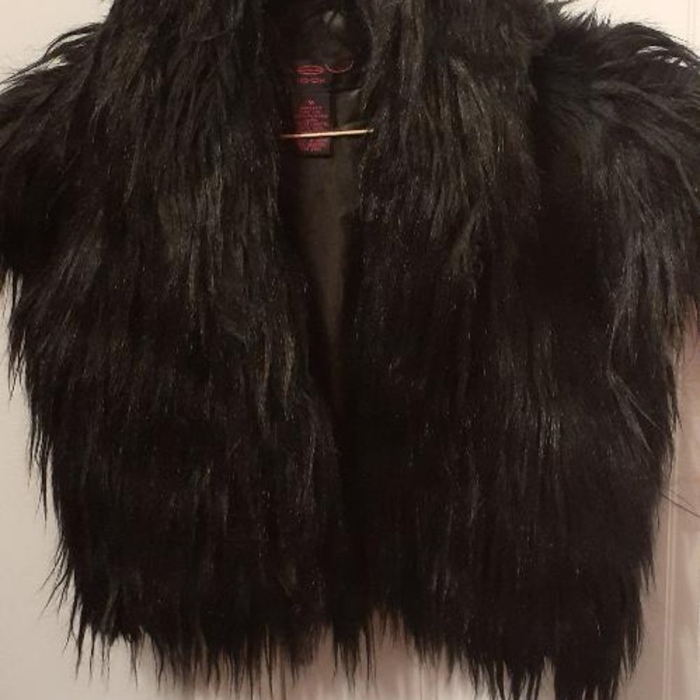 Faux Fur Cropped Vest